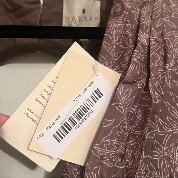 NWT Hannah Artwear Rio Cutout Silk Maxi Dress. Size 3 (US 10-12). - Picture 7 of 11